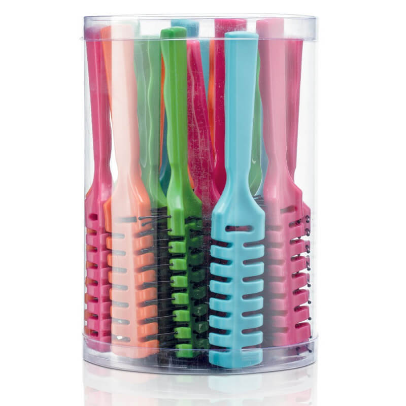 Escova desembaraçadora de nylon Spidertangle multicolorida