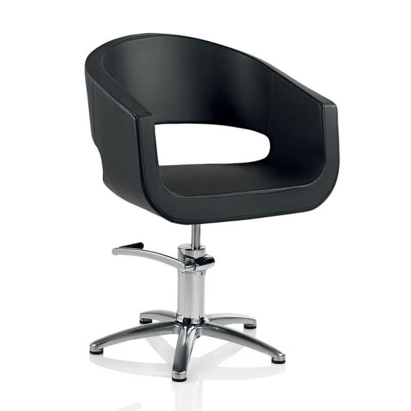 Cadeira de cabeleireiro Hair Colette com base em estrela.