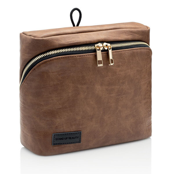 Sac de transport compact Stand-up beauty marron