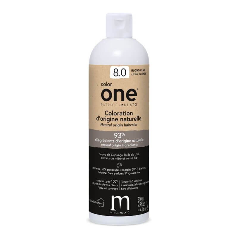 Coloração Color One 8.0 loiro claro Patrice Mulato 100ML