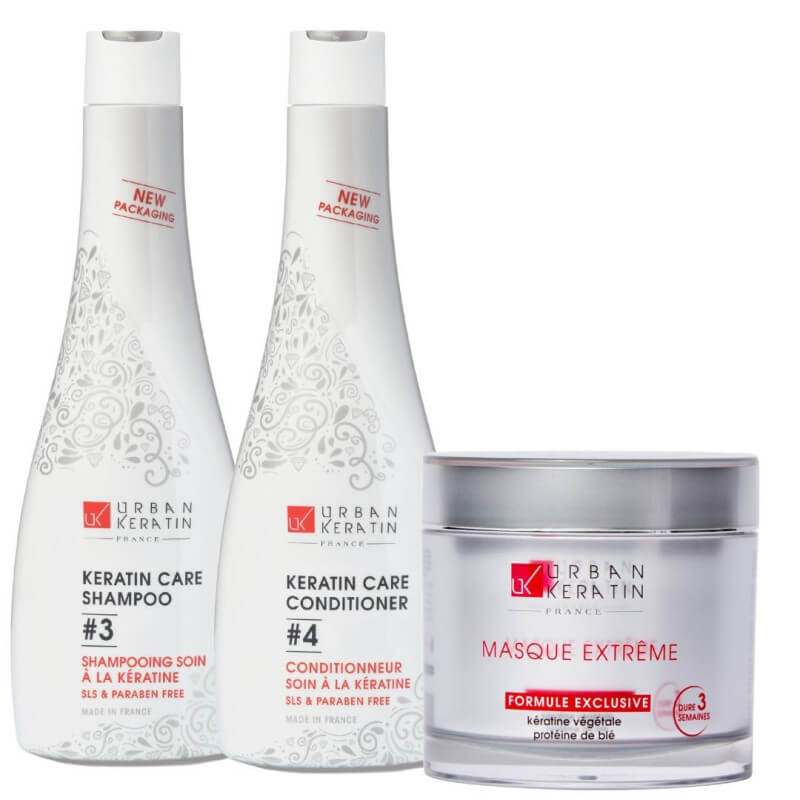 Duo de tratamento com condicionador de queratina Urban Keratin