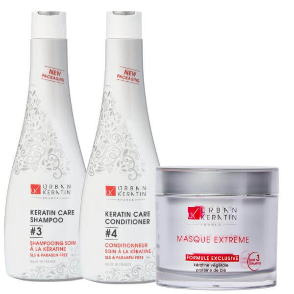 Duo de tratamento com condicionador de queratina Urban Keratin Duo de tratamento com condicionador de queratina Urban Keratin