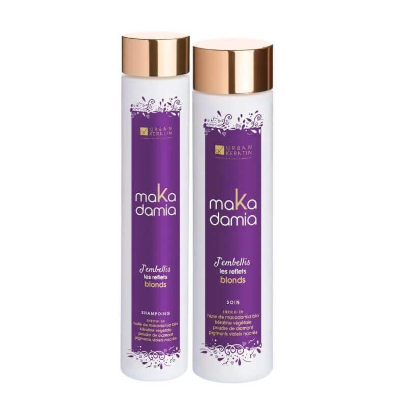 Shampoo voor blond haar met Makadamia-olie Urban Keratin 250ML