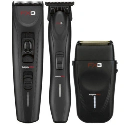 Trio cortador e acabamento FX3 da Babyliss Pro.