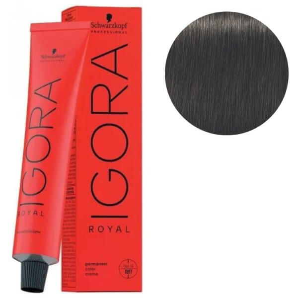 Coloration Igora Royal 6-12 blond foncé cendré plus Schwarzkopf 60ML Coloration Igora Royal 6-12 blond foncé cendré plus Schwarzkopf 60ML