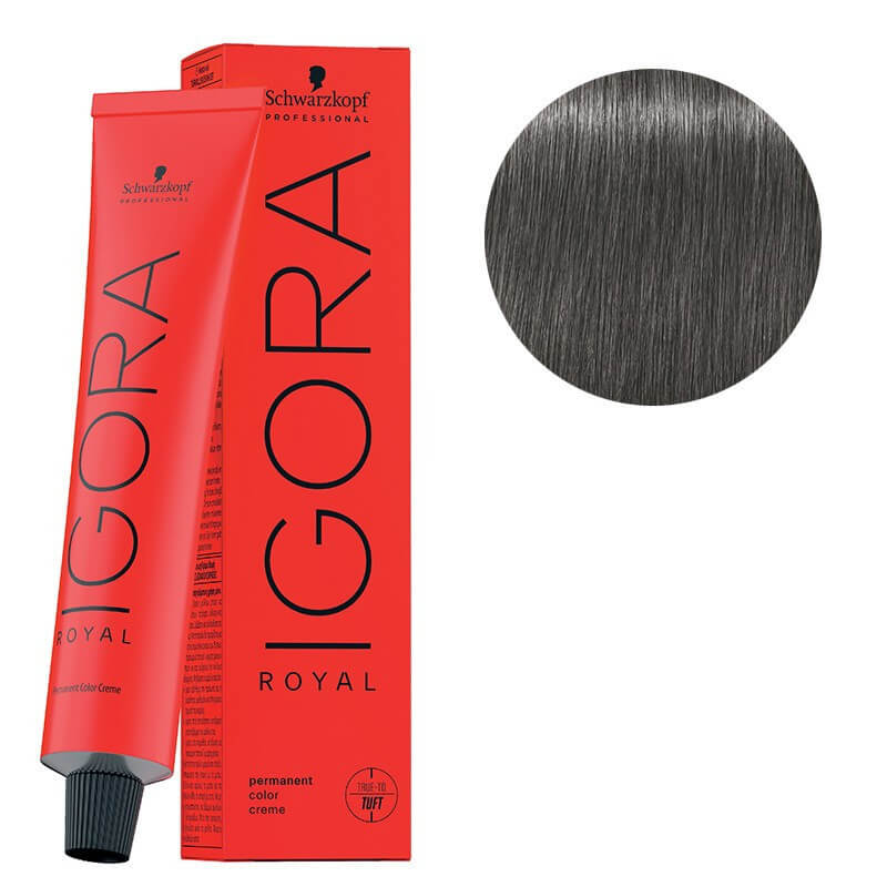 Kleuring Igora Royal 6-12 donker asblond plus Schwarzkopf 60ML