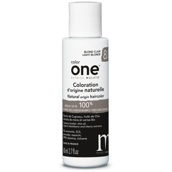 Coloring Color One 8.0 light blond Patrice Mulato 100ML