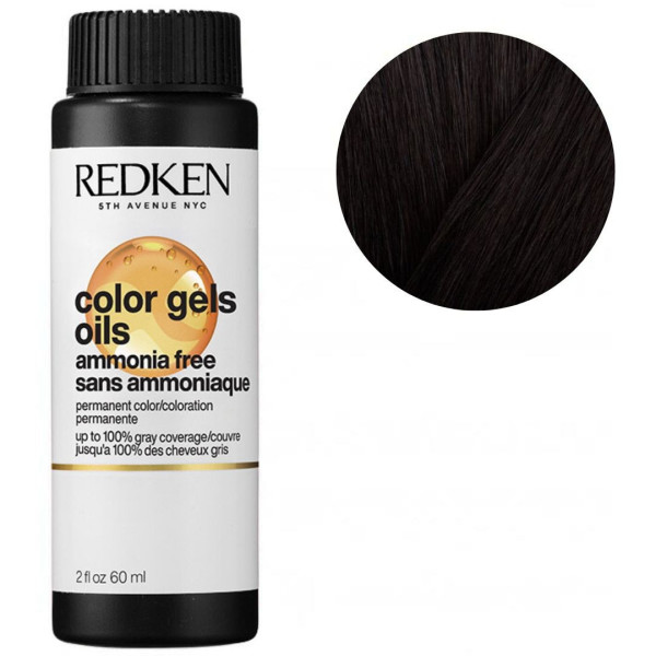 Coloration ohne Ammoniak 1NN French Toast Color Gels Oils Redken 60ML