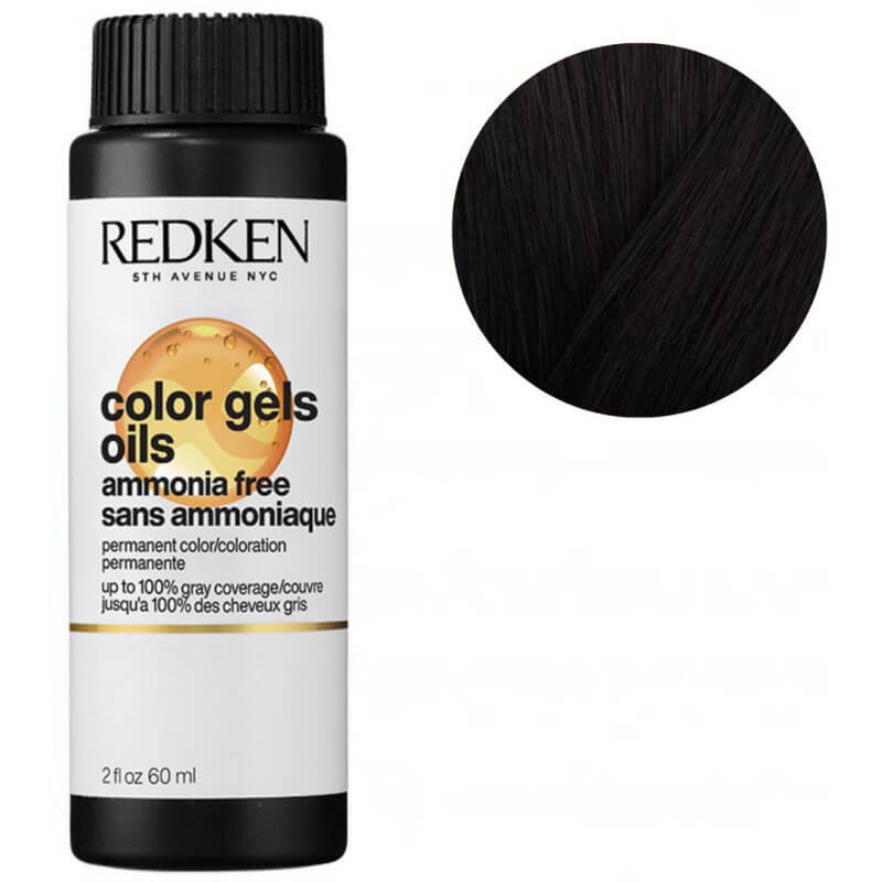 Coloração sem amônia 3NN black coffee Color Gels Oils Redken 60ML