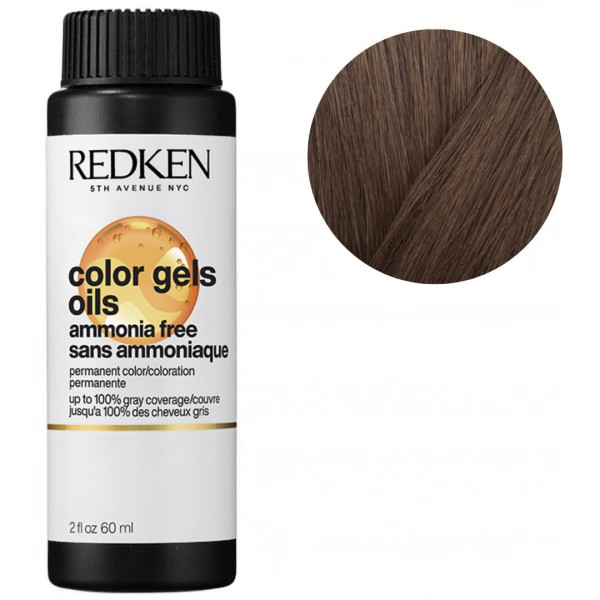Coloration sans ammoniaque 6NA granite Color Gels Oils Redken 60ML