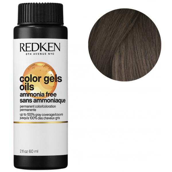 Coloration sans ammoniaque 6AB azurite Color Gels Oils Redken 60ML
