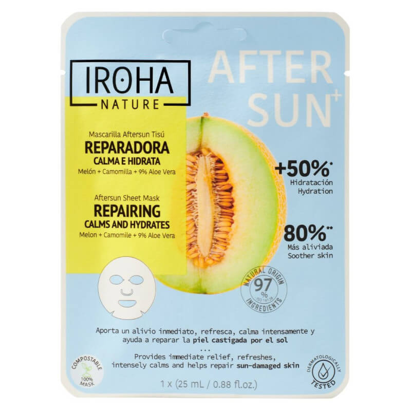 Masque visage Après-Soleil réparateur Iroha Nature