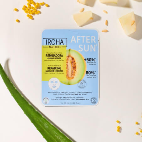 Masque facial reparador pós-sol Iroha Nature