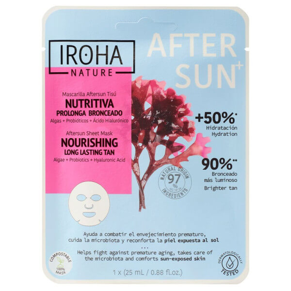 Iroha Nature Maschera Viso Doposole Riparatrice