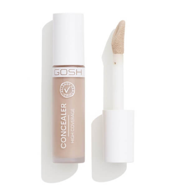 Corretor de olheiras de alta cobertura 001 Porcelana Gosh 6ML Corretor de olheiras de alta cobertura 001 Porcelana Gosh 6ML