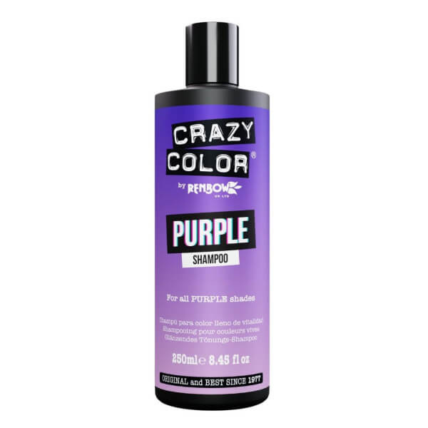 Re-activerende shampoo paars CRAZY COLOR 250ML Re-activerende shampoo paars CRAZY COLOR 250ML