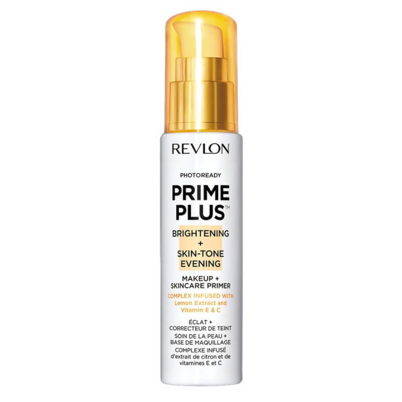 Fondotinta primer Photoready Prime Plus 001 Glow & Correttore di colore Revlon da 30 ml.