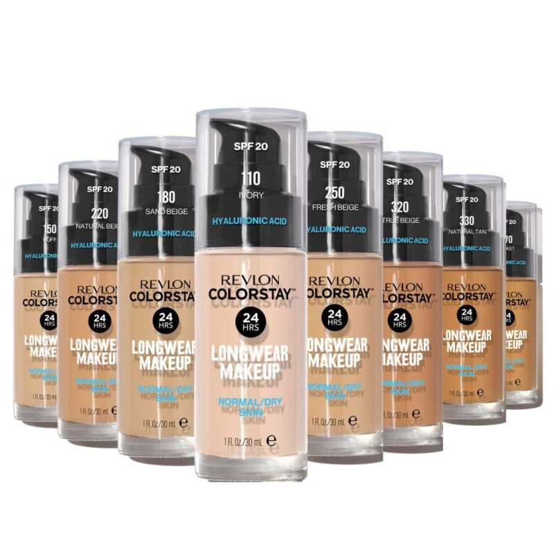 Background Complexion Revlon Colorstay Dry Skin 180 Sand Beige Dry Skin