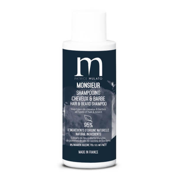 Shampooing cheveux et barbe Monsieur Patrice Mulato 200ML