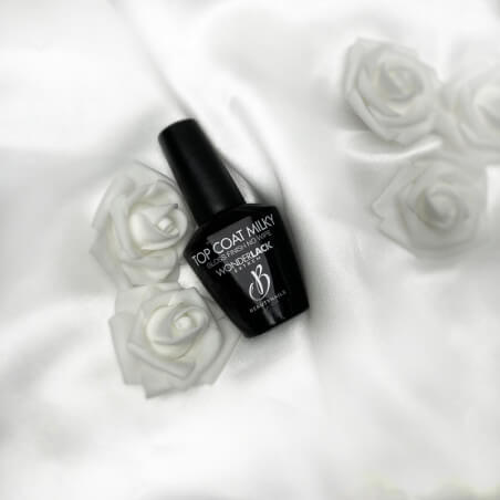 Decklack mit milchigem Glanz, nicht abwischbar, Beautynails 12 ml