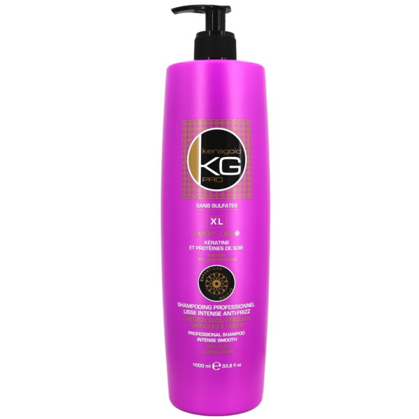 Shampoo für glattes Haar XL Keragold 1L