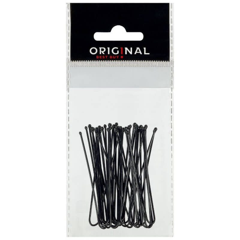 Epingles metaal 50 mm recht Zwart Sibel 25 stuks