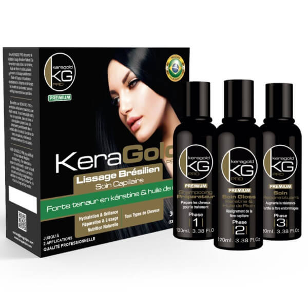 Brazilian smoothing Keragold pro 3x120ML