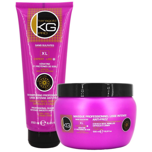 Shampoo lisciante anticrespo Keragold XL 250ML