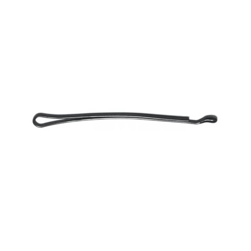 Pinces métal 70 mm droites Noires Sibel 25 pcs