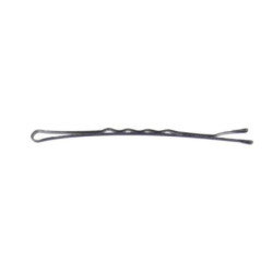 Pinces métal 60 mm ondulées Noires Sibel 25 pcs
