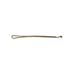 Pinças metálicas douradas retas de 60 mm Sibel 25 unidades
