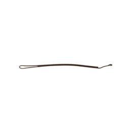 Pinças metálicas retas marrons de 50 mm Sibel 25 unidades