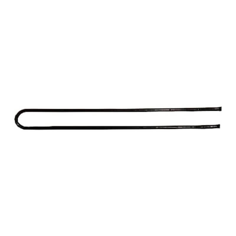 Metal pins 70 mm straight Black Sibel 25 pcs