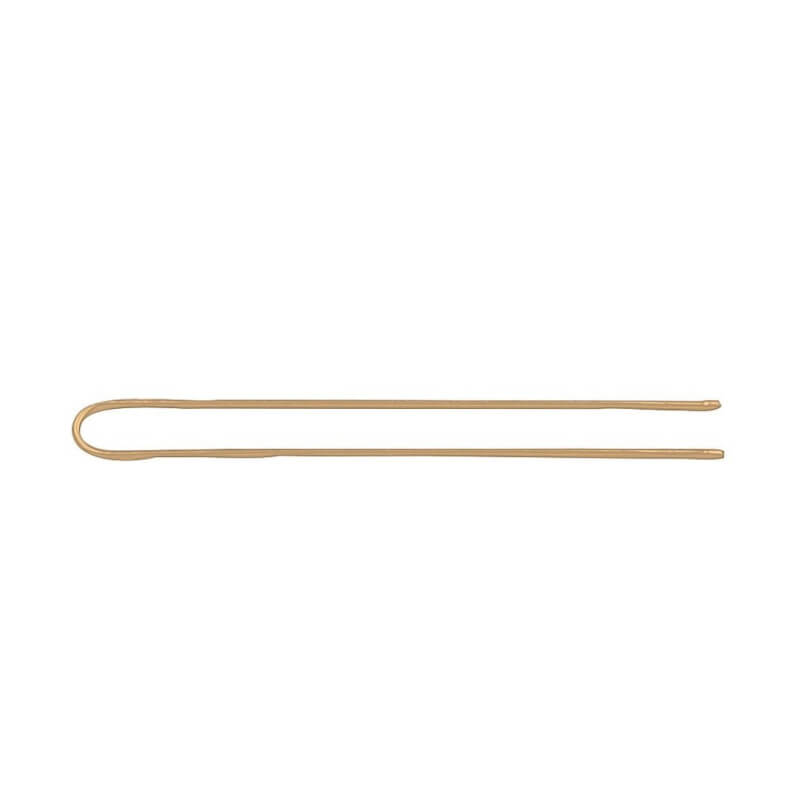 Metal pins 60 mm straight golden Sibel 25 pcs