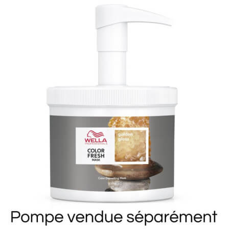 Gekleurde masker Golden Gloss Color Fresh Mask van Wella 150ML.