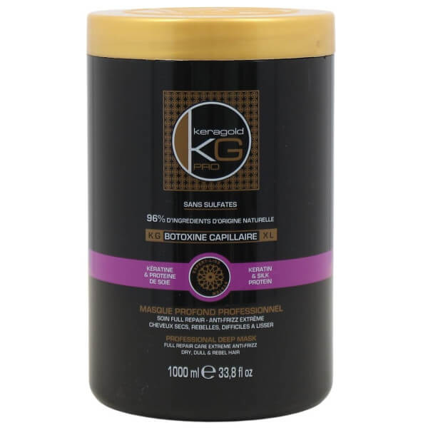 Máscara profunda suavizante XL botoxina Keragold 1L Máscara profunda suavizante XL botoxina Keragold 1L