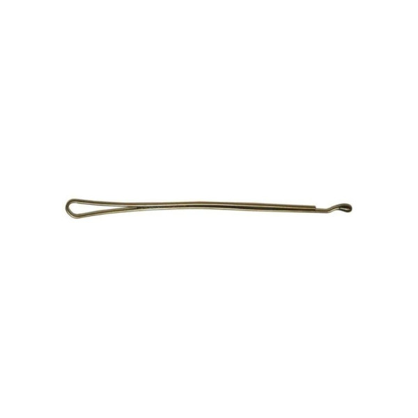 Metal paperclips 50 mm - 400 pcs - straight - gold