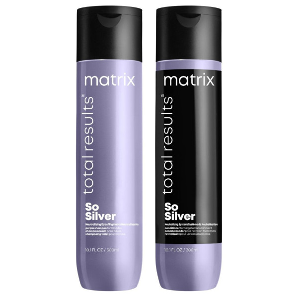 So Silver Matrix Neutralizing shampoo for unwanted yellow reflections 300ml