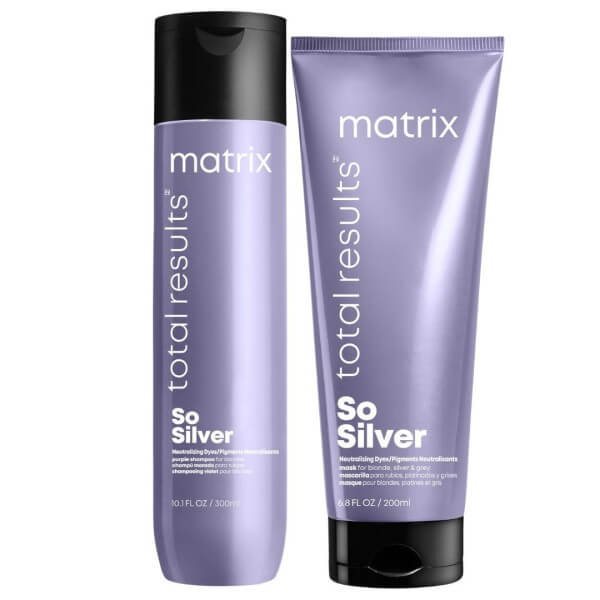 So Silver Matrix Champú neutralizante para reflejos amarillos no deseados 300ml