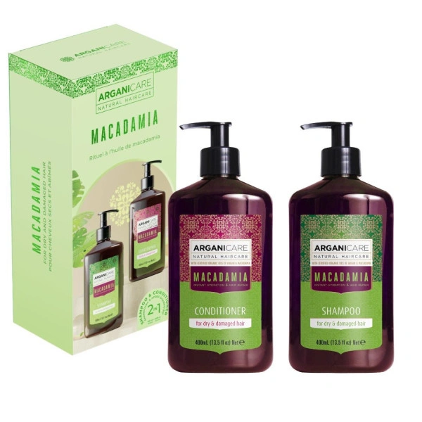 Coffret Shampooing + Conditionner Macadamia Arganicare 400 ml Coffret Shampooing + Conditionner Macadamia Arganicare 400 ml