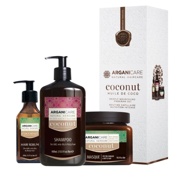 Coffret coco Shampooing + Masque + Sérum Arganicare