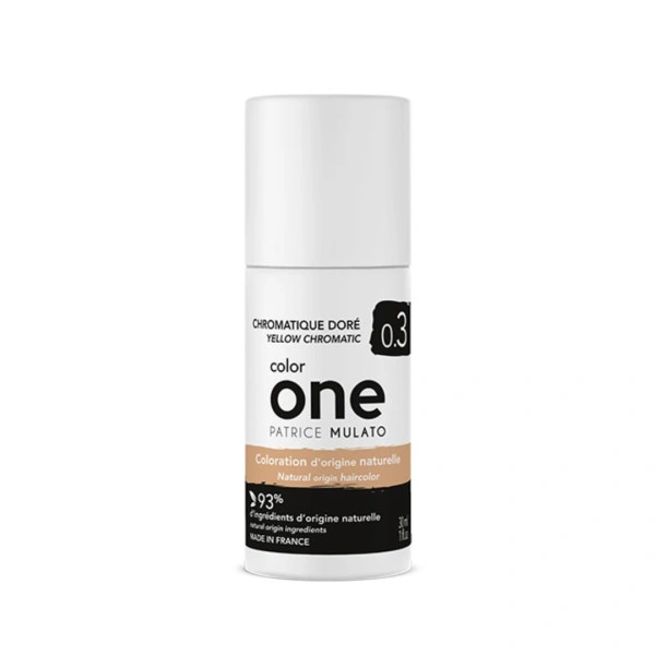 Coloration Color One 0.3 chromatique doré Patrice Mulato 100ML Coloration Color One 0.3 chromatique doré Patrice Mulato 100ML