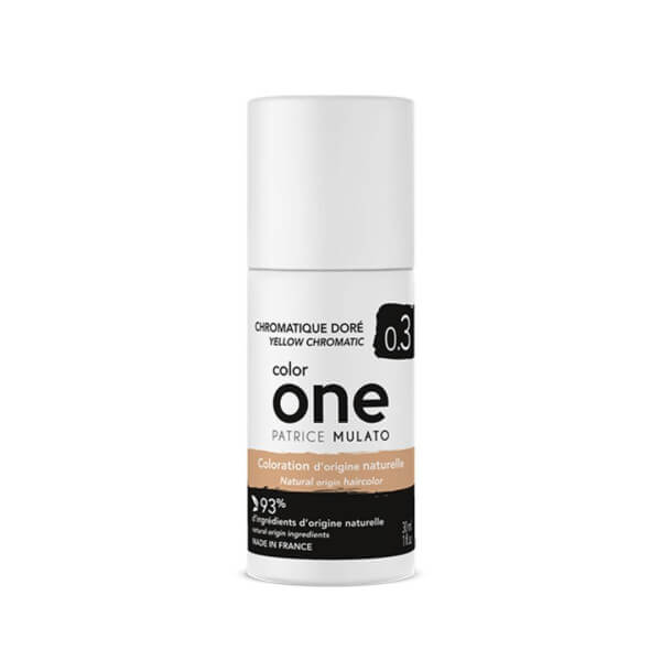 Coloration Color One 0.3 chromatique doré Patrice Mulato Coloration Color One 0.3 chromatique doré Patrice Mulato