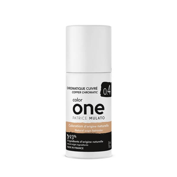 Coloração Color One 0.4 cobre cromático Patrice Mulato 100ML Coloração Color One 0.4 cobre cromático Patrice Mulato 100ML