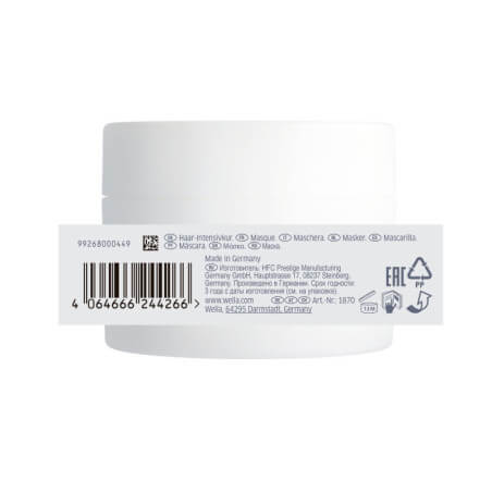 Diep anti-pluis masker voor krullend/golvend haar Nutricurls Wella 150ML.