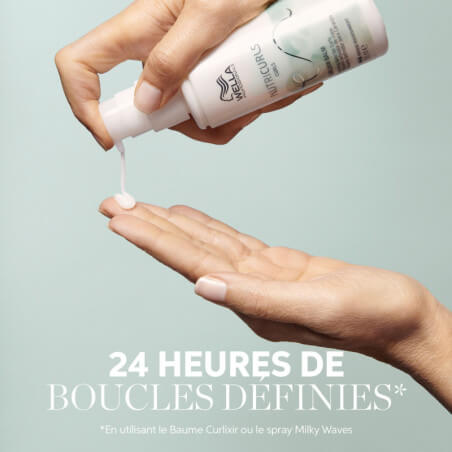 Definição de Bálsamo para Cabelos Cacheados Curlixir Nutricurls Wella 150ML.