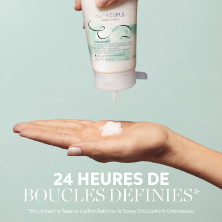 Ontwarrende conditioner voor krullend/golvend haar Nutricurls Wella 200ML
