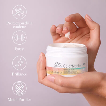 Maske für gefärbtes und strapaziertes Haar Color Motion Wella 30ML