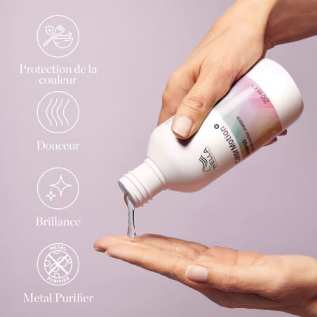 Gekleurde en beschadigde haarshampoo Color Motion Wella 1L