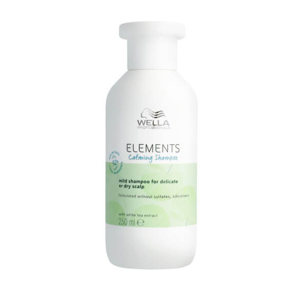 Wella Elements Beruhigendes Shampoo für trockene und empfindliche Kopfhaut, 250 ml